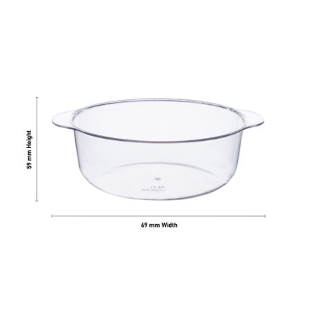 small plastic containers with lids