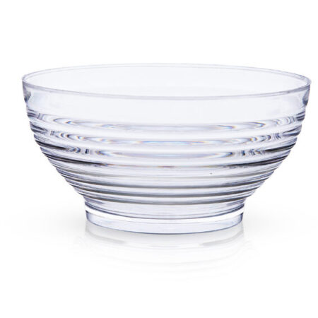 Clear plastic bowls