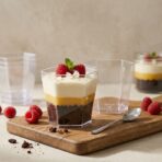 N-9 Plastic Dessert Cups/Transparent Glass/Party Cups For Chocolate Desserts, Appetizers, Dessert Samplers, Dessert Shot Glasses & More ( Set Of 30 ) - Image 2