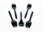 N-24 Plastic Spork / Plastic Cutlery / Forks For Event and Party Supplies ( Pack Of 100 ) - Image 2