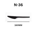 N-36 Plastic Knife/Reusable Knife/Plastic Cutlery For Kitchen Use, Home Use, Cake Cutting ( Set Of 100 ) - Image 2