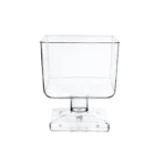 N-47 Square Cups/ice cream cup set/Transparent Glass for Dessert, Puddings, Mousse, Parfait Ice Cream & More ( Set Of 30 )
