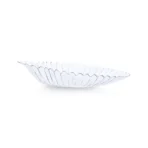 N-40 Mini Bowls/Fancy Cup/Clear Plastic Bowls Perfect For Dessert, Ice Cream, Fruit, Salad, Snack, and Christmas Holiday Party ( Pack Of 50 )