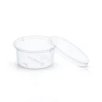 100ML Round Plastic Container / Plastic Food Container / PP Plastic Box For Sauce Packaging, Home Kitchen & More ( Pack Of 100 ) - Image 2