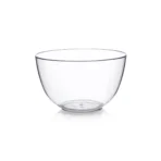 N-34 Round Plastic Bowls/Serving Bowl/Transparent Bowls For Party, Wedding and More ( Set Of 20 )