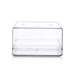 N-51 Square Plastic Container/Plastic Storage Boxes with Lids for Gifts, Weddings, Party Favors, Treats, Events - Image 2