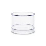 N-50 Plastic Round Container/Clear Storage Boxes/Plastic Storage Boxes With Lids For Candy, Cake, Mousse & Dessert ( Set Of 12 ) - Image 3