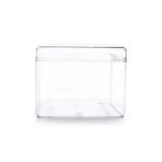N-45 Plastic Crystal Box/Dessert Container/Transparent Square Box For Cake Packaging (Set Of 12) - Image 2