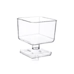 N-47 Square Cups/ice cream cup set/Transparent Glass for Dessert, Puddings, Mousse, Parfait Ice Cream & More ( Set Of 30 ) - Image 3
