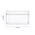 N-51 Square Plastic Container/Plastic Storage Boxes with Lids for Gifts, Weddings, Party Favors, Treats, Events - Image 4