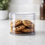 N-50 Plastic Round Container/Clear Storage Boxes/Plastic Storage Boxes With Lids For Candy, Cake, Mousse & Dessert ( Set Of 12 ) - Image 2