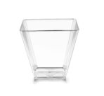 N-56  Square Transparent Cup for Desserts, Appetizers, and Snacks – Durable Best Quality Square Serving Cup for Events ( Pack of 40 pcs)