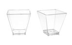 N-56  Square Transparent Cup for Desserts, Appetizers, and Snacks – Durable Best Quality Square Serving Cup for Events ( Pack of 40 pcs) - Image 3
