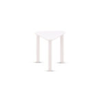 Plastic Pizza Saver Stand / Pizza Stool / Tripod Stacker For Catering Boxes and Food Take Out ( Pack of 400 ) White