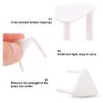 Plastic Pizza Saver Stand / Pizza Stool / Tripod Stacker For Catering Boxes and Food Take Out ( Pack of 400 ) White - Image 6