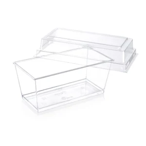 N-60 food-grade clear dessert box for professional presentation